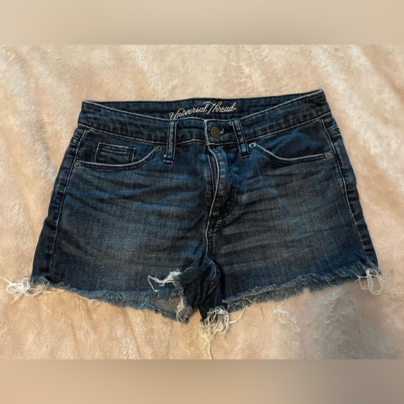 Universal Thread Denim High Waisted Shorts - Picture 1 of 2
